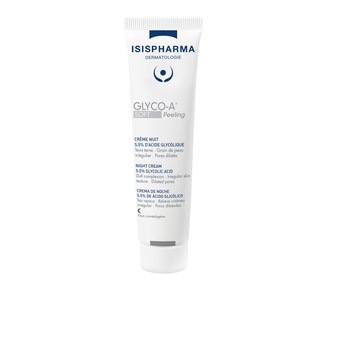 Crema de noapte cu 5.5% acid glicolic Glyco-A Soft Peeling, 30 ml Crema de noapte cu 5.5% acid glicolic Glyco-A Soft Peeling, 30 ml