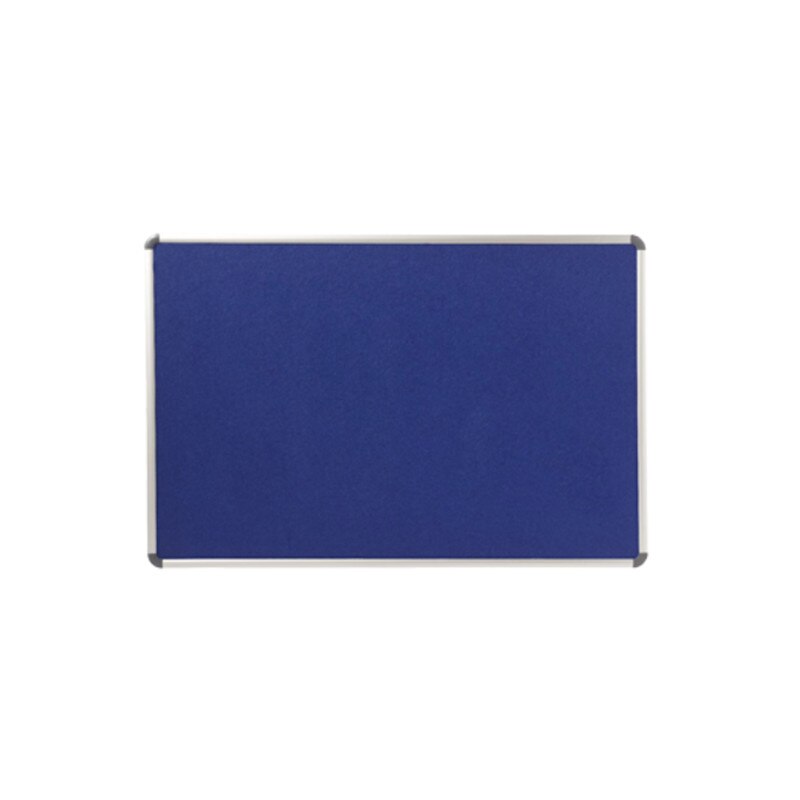 Panou De Afisare Mm Classic Din Pasla Rama Al 1500X1000 Mm Albastru