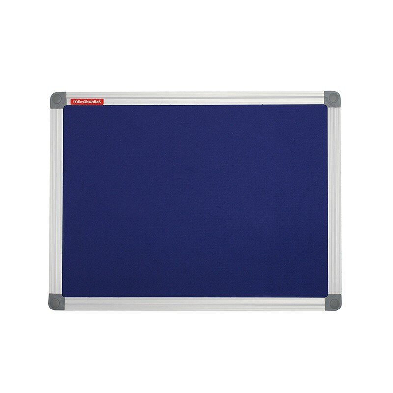 Panou De Afisare Mm Classic Din Pasla Rama Al 900X600 Mm Albastru