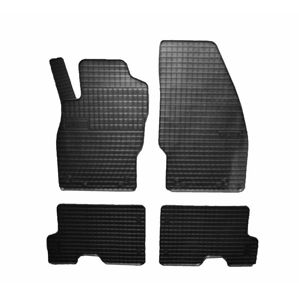 Set covorase AutoLux, cauciuc, pentru Opel Corsa E 2014-, negru, 4 buc