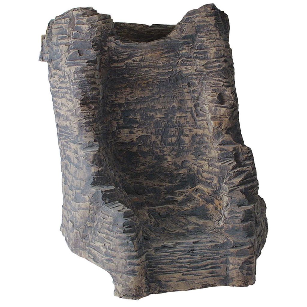 Segment drept pentru cascada iaz, Ubbink, Polietilena, 88.5 x 51 x 36.5 cm, Maro