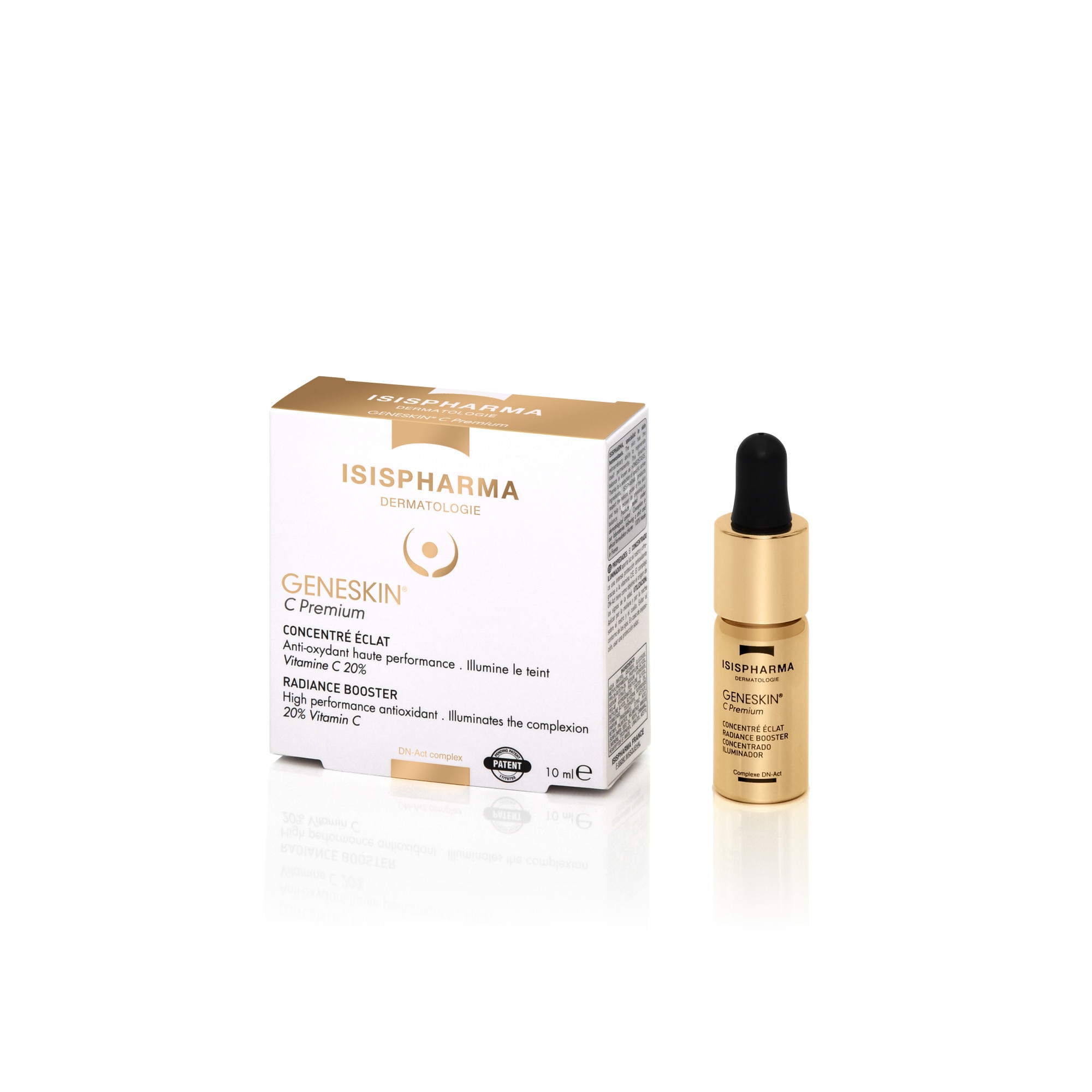 Ser concentrat cu efect iluminator - GENESKIN C Premium, 10 ml