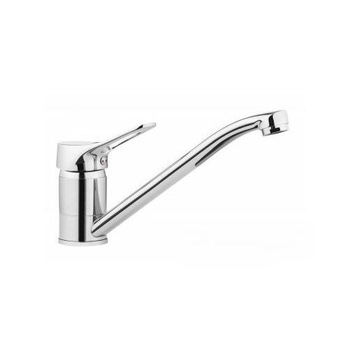 Baterie bucatarie Neo Vero, monocomanda, cu aerator cartus ceramic, Crom