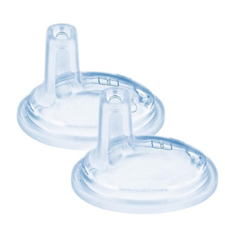 Set 2 tetine extra soft asimetrice 4 luni+