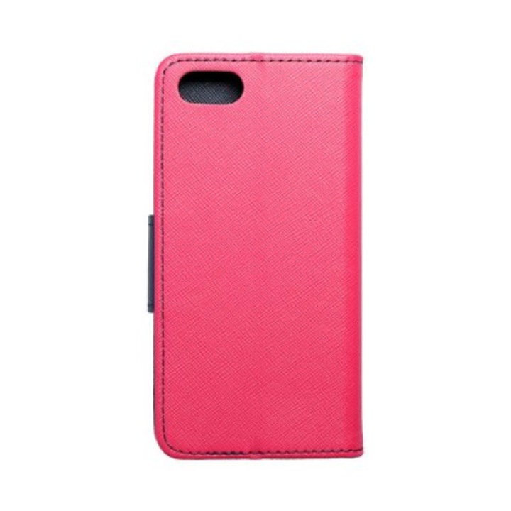 LG K10 kompatibilis borító – díszes könyv (rózsaszín)