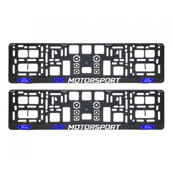 Set 2 bucati suport numar inmatriculare FORD RS Set 2 bucati suport numar inmatriculare FORD RS