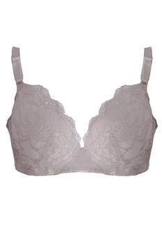 Sutien cu broderie dama, mov, 80A EU Sutien cu broderie dama, mov, 80A EU