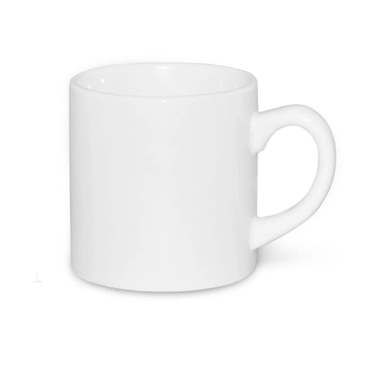 Mini cana sublimare, Createur, alb, 7cm, 180 ml