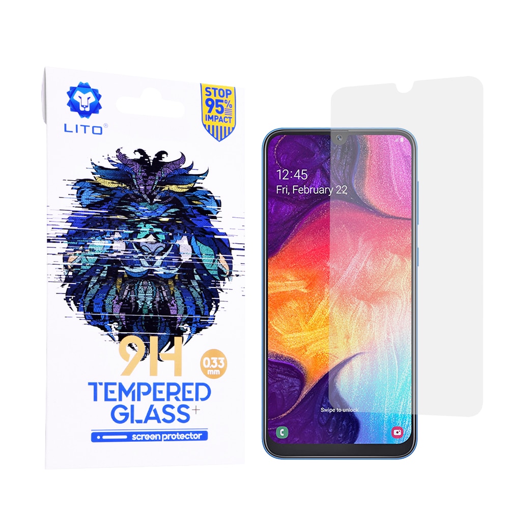 Folie de sticla LITO Samsung Galaxy A50 , A50s , A30 , A30s , A40s , M21 , M31 , M30s , A20 Negru