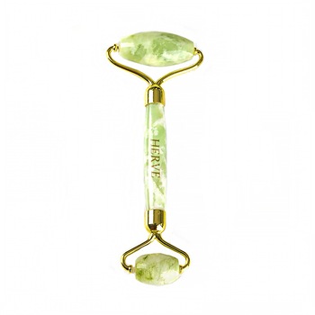 Rola Jad Herve, pentru masaj si tonifiere, Quartz Natural Verde Rola Jad Herve, pentru masaj si tonifiere, Quartz Natural Verde