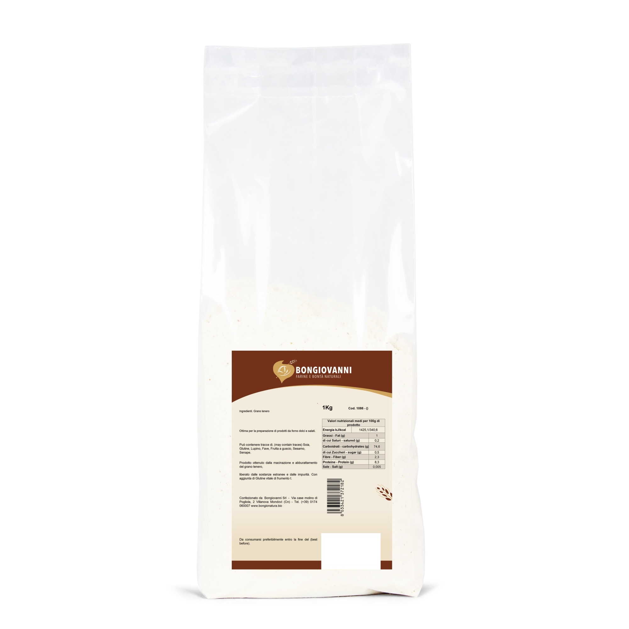 Tip faina 00 de grau moale, 1 Kg