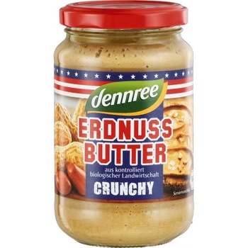 Unt de Arahide Crocant Bio 350 grame Dennree Unt de Arahide Crocant Bio 350 grame Dennree