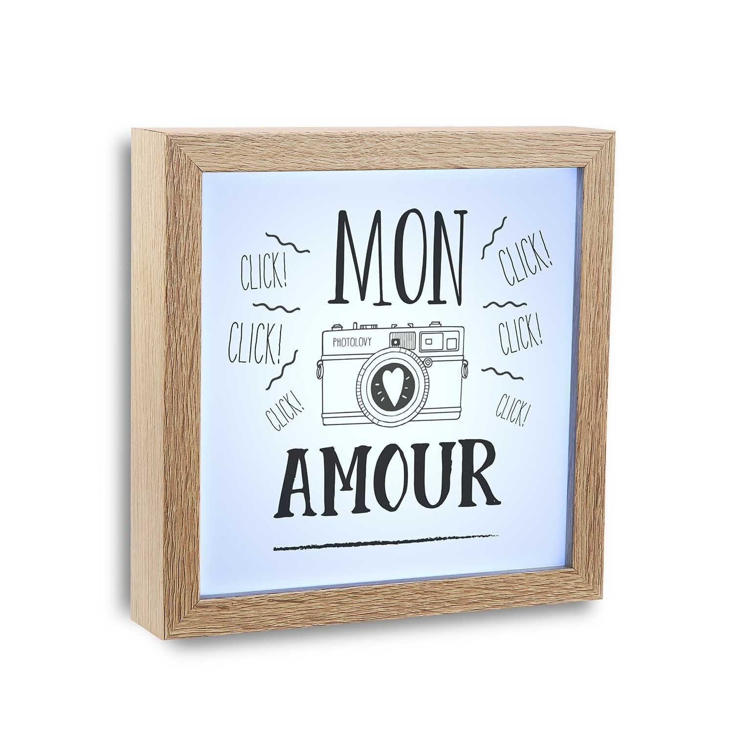 Decor luminos pentru perete vintage 