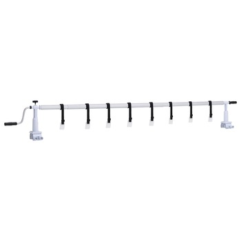 Derulator pentru prelata piscina cu baza din plastic, vidaXL, Plastic, 1,37 - 6,15 m, Alb/Negru Derulator pentru prelata piscina cu baza din plastic, vidaXL, Plastic, 1,37 - 6,15 m, Alb/Negru