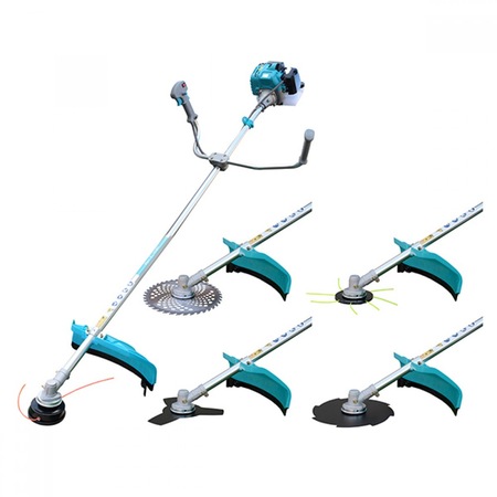 Motocoasa Grand BG-6200, motor 2 timpi, 13000 rpm, Starter manual, 5 accesorii incluse