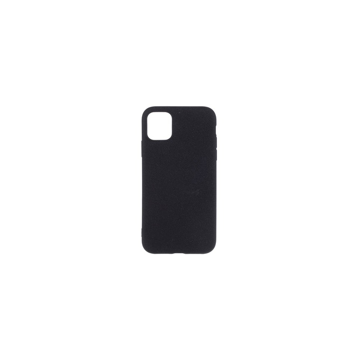 Gigapack gumi/szilikon tok Apple iPhone 11 Pro Max készülékhez, matt fekete
