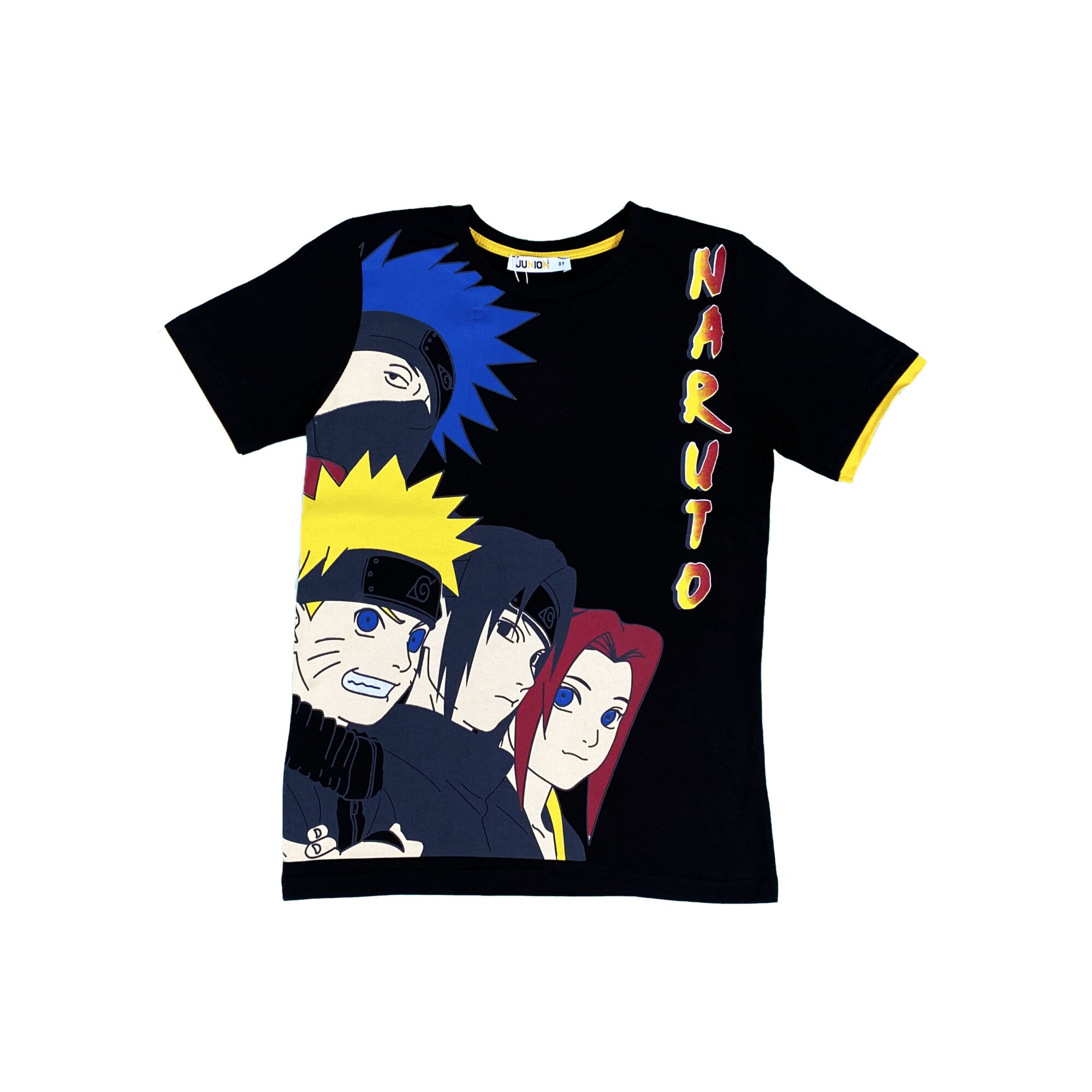 Tricou copii, culoare negru, model naruto friends, Negru
