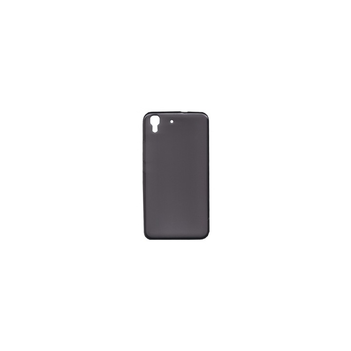Gigapack telefonvédő gumi/szilikon tok Huawei Y6 készülékhez, füstszínű