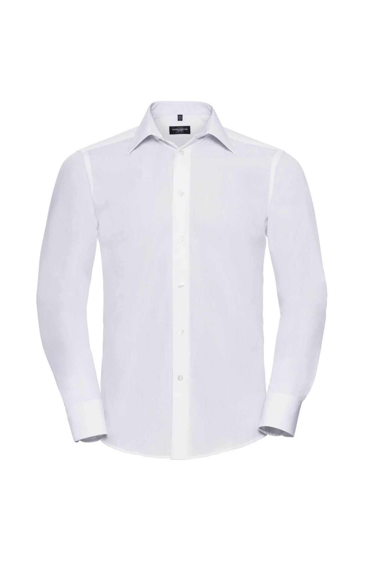 Camasa barbateasca Tailored Poplin Shirt LS, alba, M