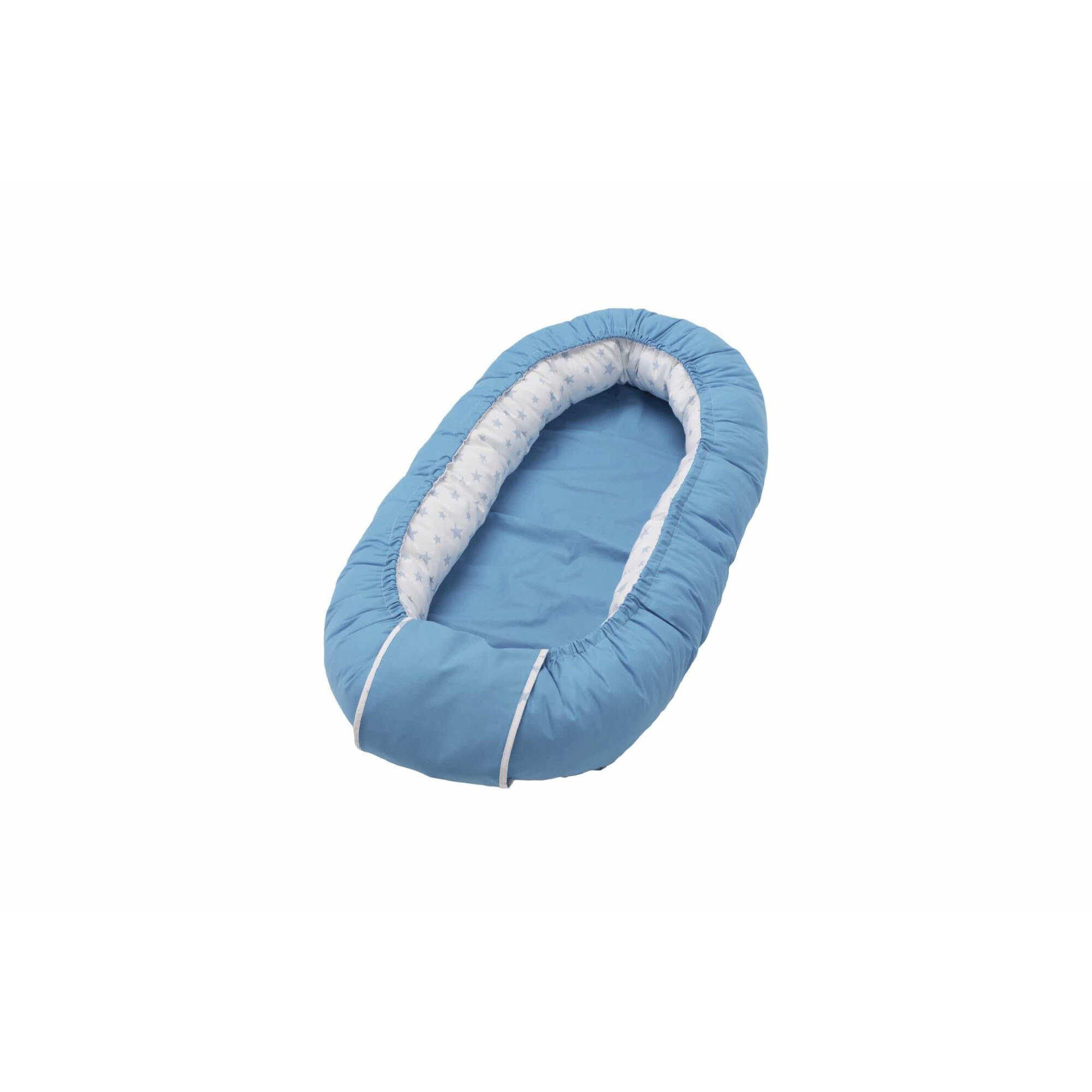 Pozitionator SomnArt baby nest, 94x60cm, albastru