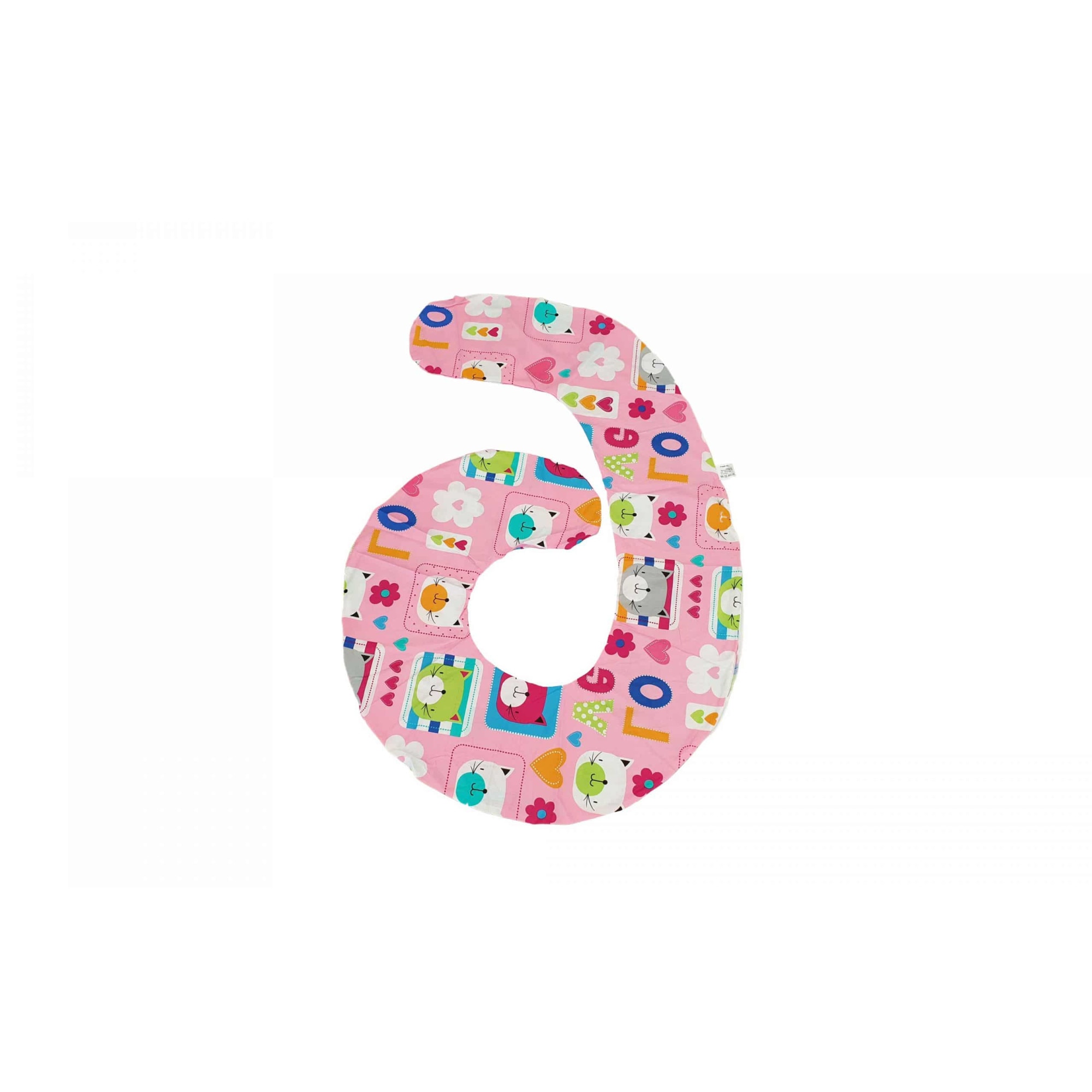 HUSA aditionala pentru Perna de gravide Mami bumbac model Pisicute