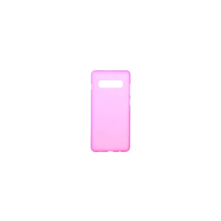 Gigapack telefonvédő gumi/szilikon tok Samsung Galaxy S10 (SM-G973) készülékhez, rózsaszín