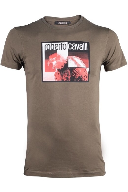 Tricou Barbati Roberto Cavalli T-Shirt HST68DA-02704275, Multicolor, XL