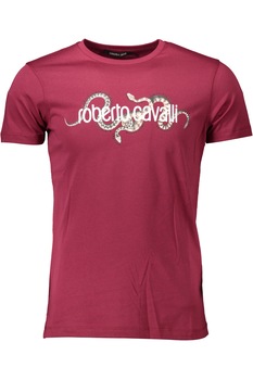 Tricou Barbati, ROBERTO CAVALLI, 9101715, Logo, Rosu, Rosu, 2XL Tricou Barbati, ROBERTO CAVALLI, 9101715, Logo, Rosu, Rosu, 2XL