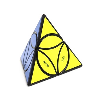Cub Rubik 3x3x3, QiYi Coin Tetrahedron Pyraminx , Black, 301CUB Cub Rubik 3x3x3, QiYi Coin Tetrahedron Pyraminx , Black, 301CUB