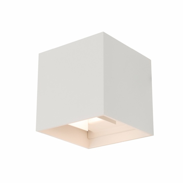 Външно led тяло 2x4W, регулируем ъгъл на светене, бяло, топла светлина, Kobi