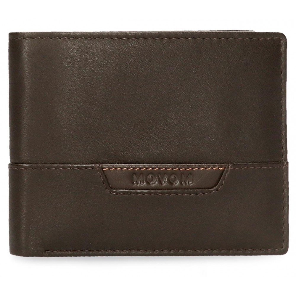 Portofel orizontal Movom Highway, maro