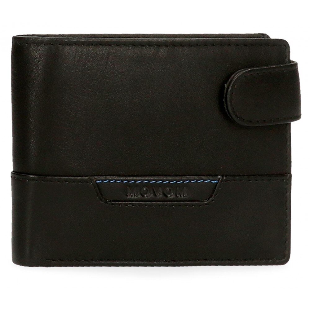 Portofel orizontal cu capsa Movom Highway, negru