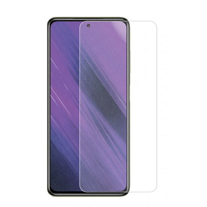 Üvegvédő fólia Huawei P20-hoz, 9H ellenállás (robbanásgátló) minden felületen ragasztóval, IAO Optim védelmi technológia, átlátszó