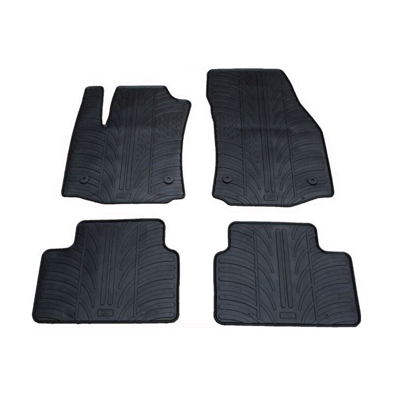 Set covorase Gledring Slovenia, cauciuc, pentru Opel Meriva B 2010-, negru, 4 buc