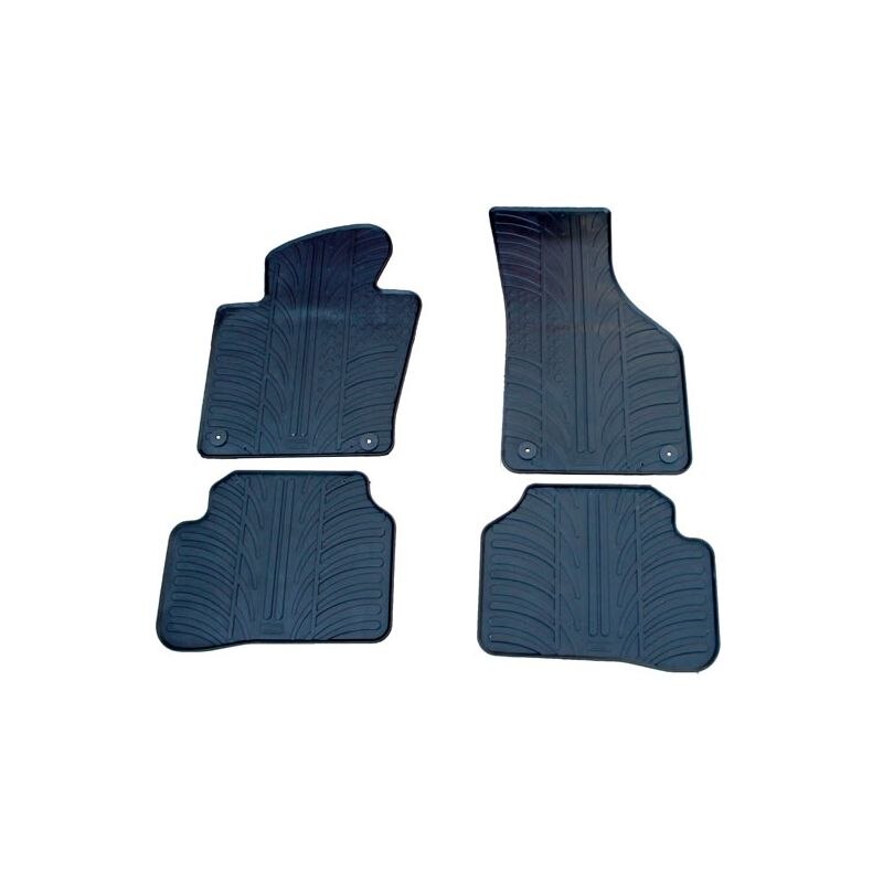 Set covorase Gledring Slovenia, cauciuc, pentru Volkswagen Passat 2010-2014/Passat CC 2008-2014, negru, 4 buc