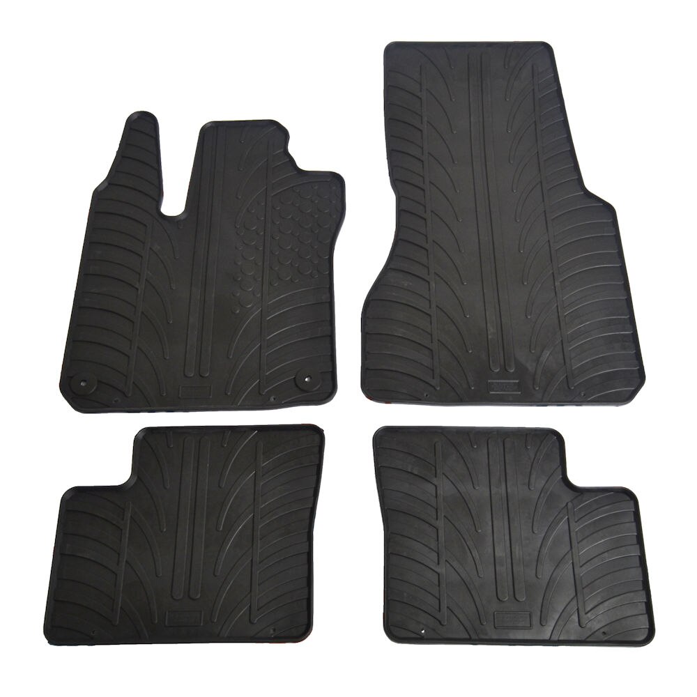 Set covorase Gledring Slovenia, cauciuc, pentru Smart Forfour 453 2014->, negru, 4 buc