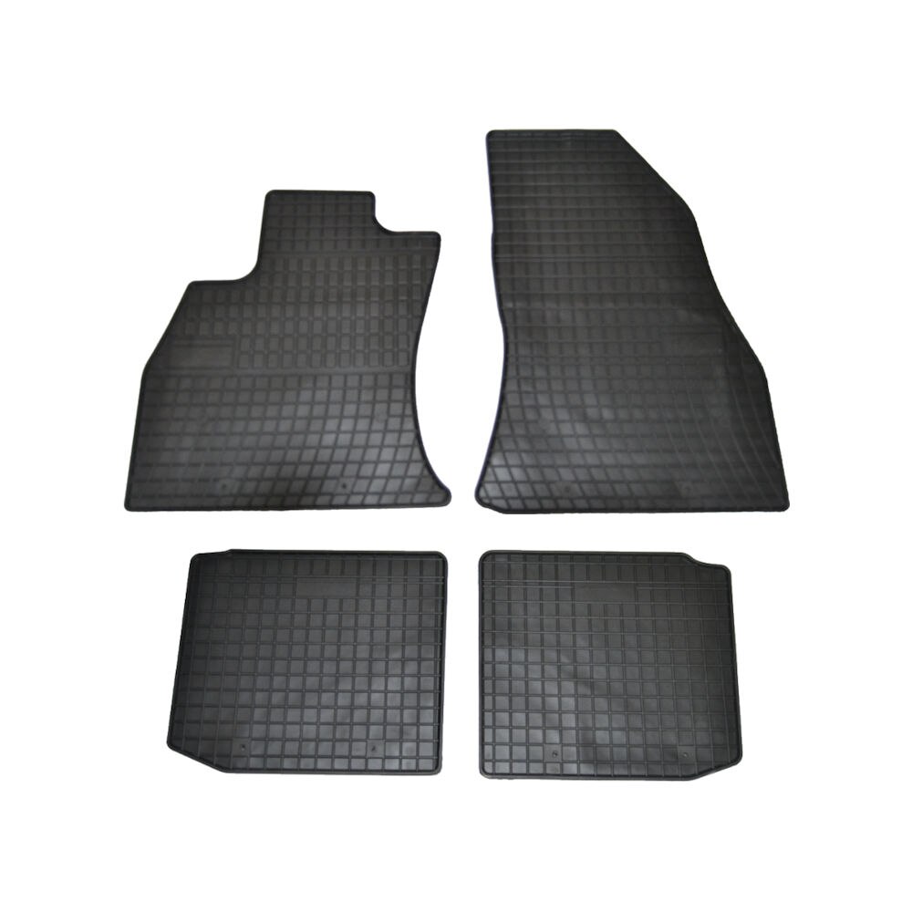 Set covorase AutoLux, cauciuc, pentru Fiat 500L 2012-, negru, 4 buc