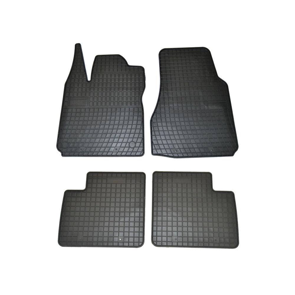 Set covorase AutoLux, cauciuc, pentru Renault Twingo III 2014-, negru, 4 buc