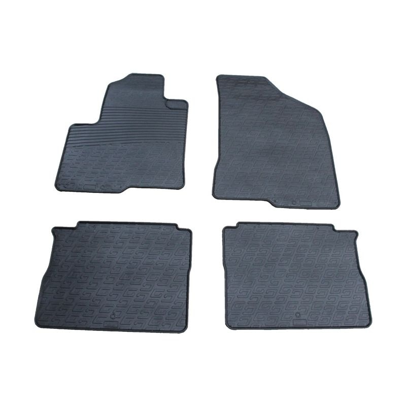 Set covorase Gledring Slovenia, cauciuc, pentru Hyundai Santa Fe 2005-2012, negru, 4 buc