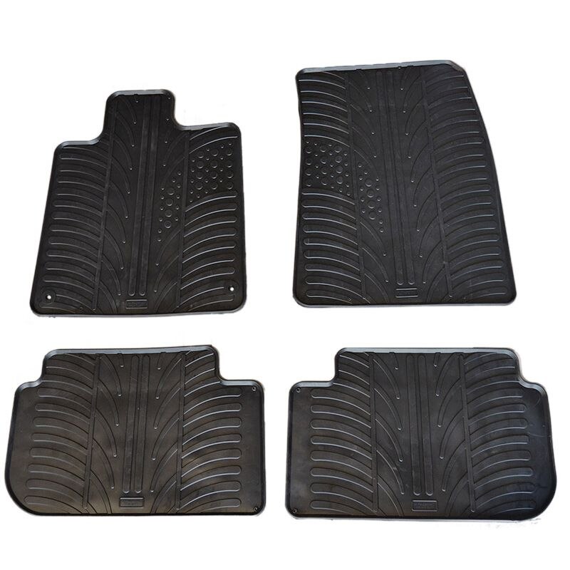 Set covorase Gledring Slovenia, cauciuc, pentru Peugeot 407 2004-, negru, 4 buc