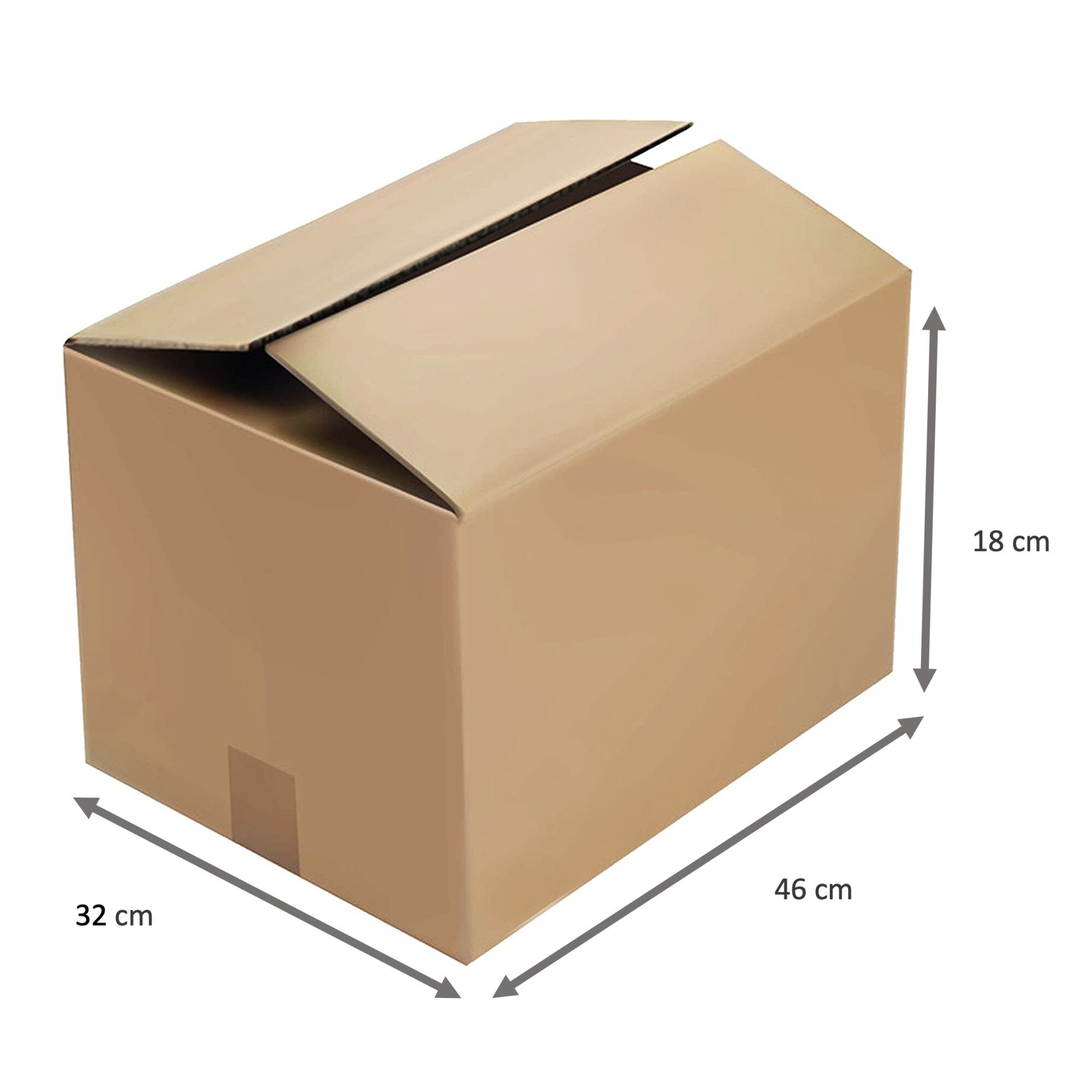 Set Cutii De Carton X X Mm Ondulat In Straturi Pentru Depozitare Transport Si