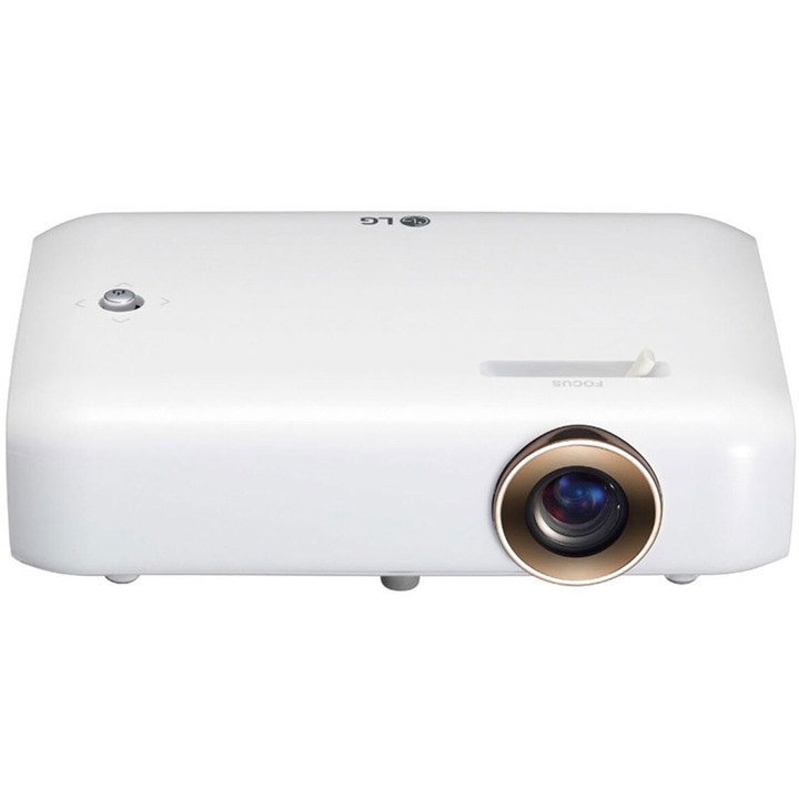 Видеопроектор LG PH510PG, HD, LED, 1280x720, 550 лумена, Бял