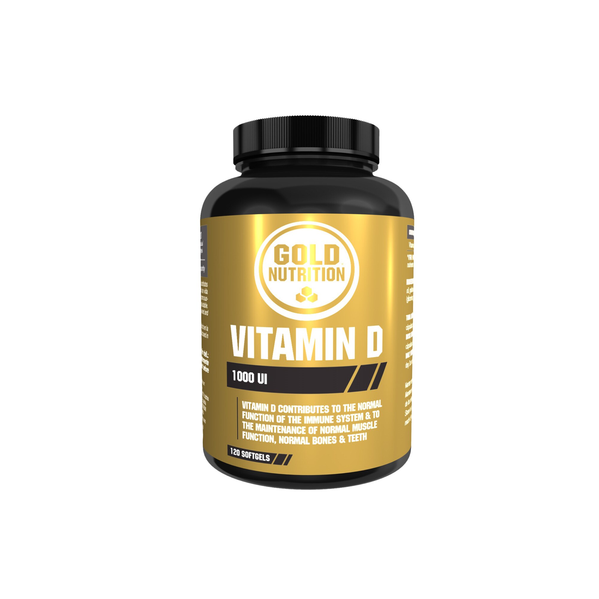 Vitamina D, GoldNutrition, Vitamina D 1000 UI, 120 capsule