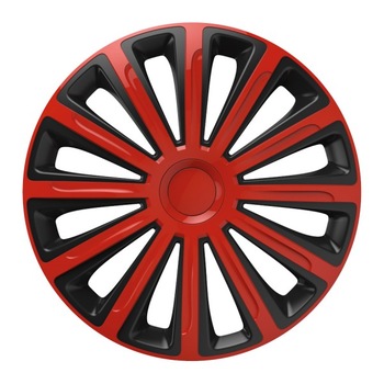 Set capace roti AutoMax, 14 inch, model Versaco Trend, rosu/negru, 4 buc Set capace roti AutoMax, 14 inch, model Versaco Trend, rosu/negru, 4 buc