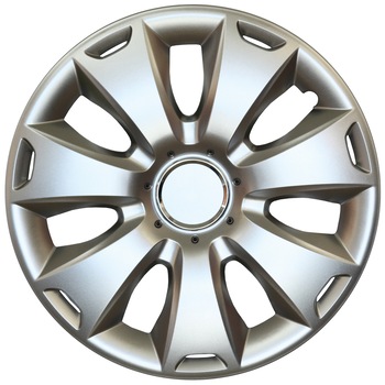 Set capace roti AutoLux, 16 inch, tip Ford, argintiu, 16-417, 4 buc Set capace roti AutoLux, 16 inch, tip Ford, argintiu, 16-417, 4 buc
