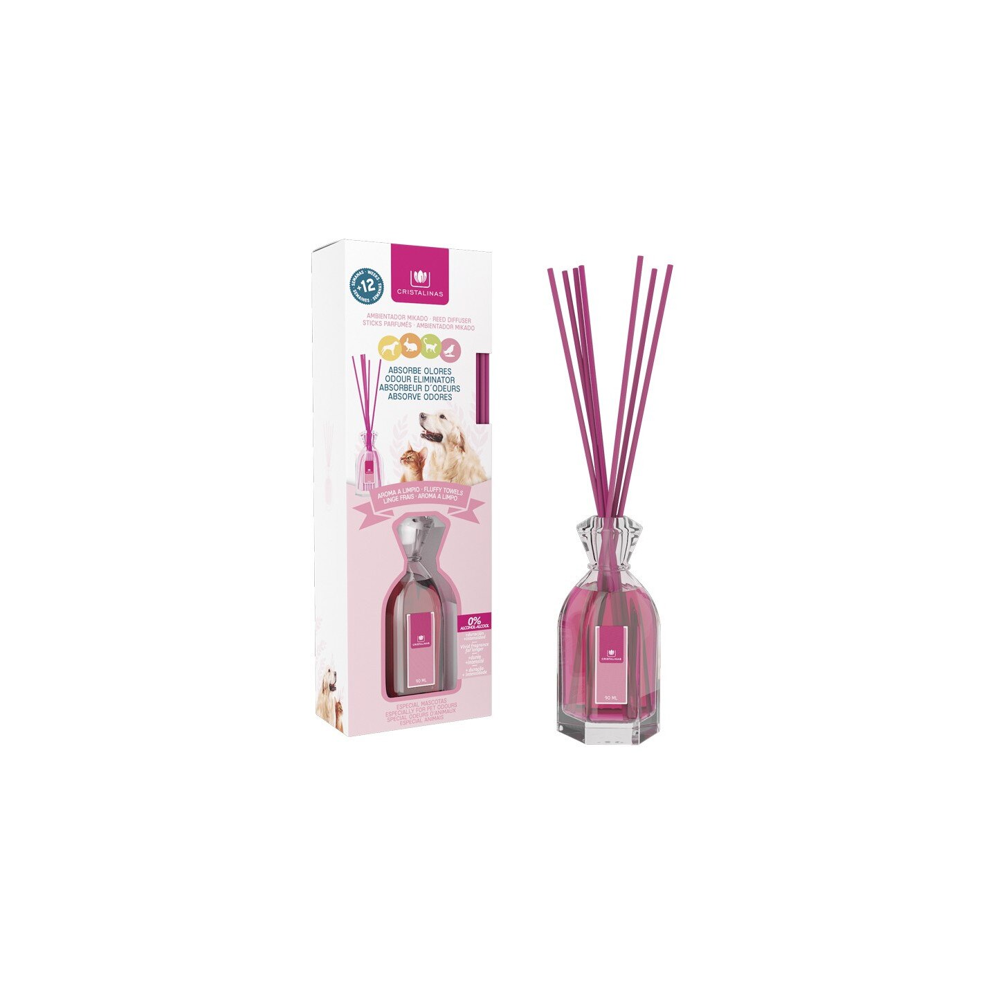 Odorizant 0% alcool „Absoarbe mirosurile” – Parfum curat 90 ml