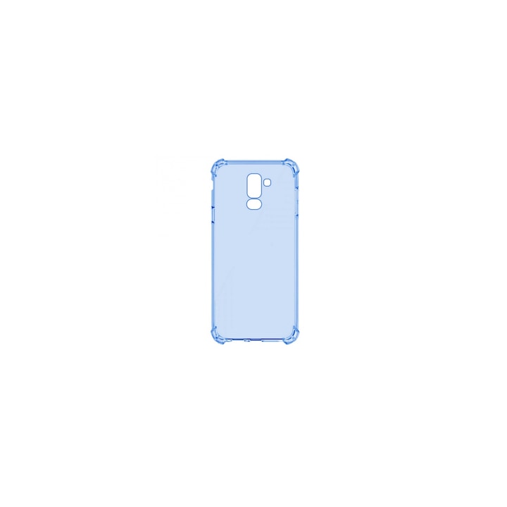 Gigapack shockproof gumi/szilikon tok Samsung Galaxy A6+ (2018) SM-A605F készülékhez, kék