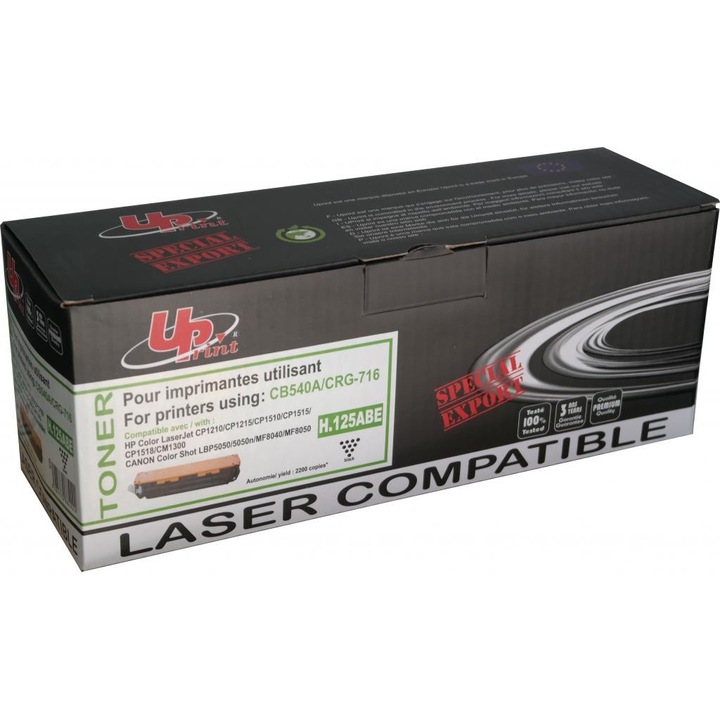 UPRINT HL1215BGUP toner fekete, 2200 oldal, kompatibilis CB540A / EP716