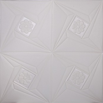Tapet 3D Autoadeziv , design modern , rezistent la apa , usor de curatat , dimensiuni 70x70cm , model RS027 , alb Selling Depot ® Tapet 3D Autoadeziv , design modern , rezistent la apa , usor de curatat , dimensiuni 70x70cm , model RS027 , alb Selling Depot ®
