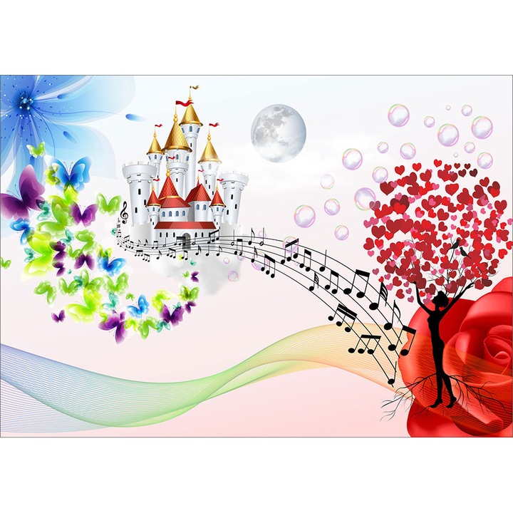 Fototapet copii Dreame Love, premium, multicolor, 250 x 400 cm